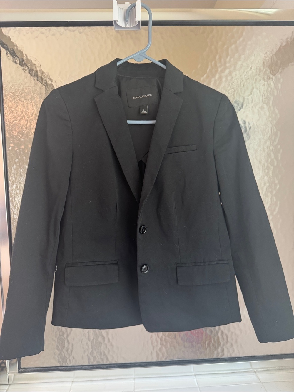 Banana Republic Black Womens Tailored Blazer